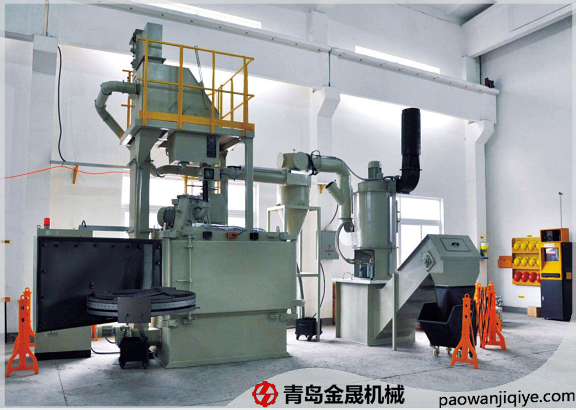 轉(zhuǎn)臺式拋丸機圖片