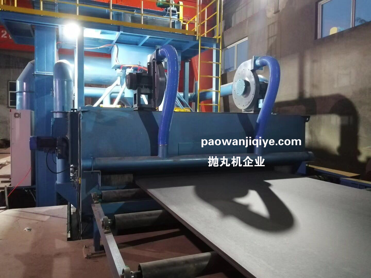 輥道式鋼板拋丸機大圖片